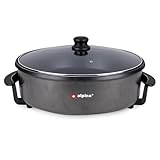 alpina Bratpfanne XXL Ø 42CM - Multifunktionale Pfanne 1500W - Antihaft Pfanne...