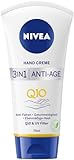 NIVEA 3in1 Anti-Age Q10 Hand Creme (75 ml), Anti-Falten Handpflege mit Q10 und...