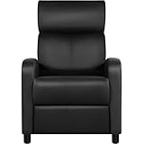 Yaheetech Relaxsessel Fernsehsessel Einzelsofa Ruhesessel mit Verstellbarer Beinablage...