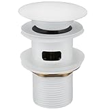 Antfly Ablaufgarnitur Waschbecken mit Überlauf, Ablaufventil Abflussgarnitur,...