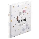 Hama Babyalbum 'To The Moon' (Baby-Fotoalbum mit 60 Seiten für Mädchen und Jungen,...