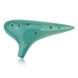 OcarinaWind Alt-Okarina/C-Okarina, mit 12 Löchern, hochwertige Verarbeitung, Blau (Blue...