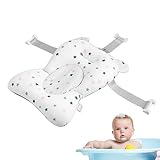Baby-Badewannenkissen für die Wanne | Faltbares, rutschfestes Badestützkissen für die...