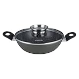 STONELINE Ceramic Servierpfanne 24 cm Hoher Rand Keramikpfanne Induktion...