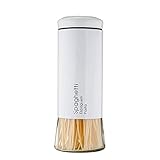 KHG Spaghetti Aufbewahrung Glas & Edelstahl, Spaghettidose mit Deckel 1000g,...