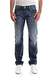Diesel Herren Straight Jeans Larkee Pantaloni, Blau (Medium Blue 008XR), W34/L32