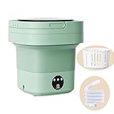 WHYATT Portable Washing Machine, mit 3 Modi, Tiefe Kleine Faltbare Waschmaschine, kleine...