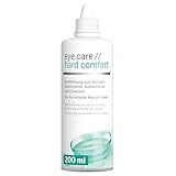 Eye.care Hard Comfort Kontaktlinsen Flüssigkeit – für alle harten Kontaktlinsen –...