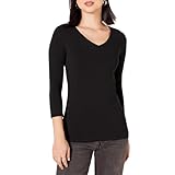 Amazon Essentials Damen T-Shirt Mit V-Ausschnitt Und 3/4-Ärmeln, Klassischer Schnitt...
