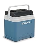 IGLOO IP24 Passiv-Kühlbox 24 L, eisblaue Thermobox, Eisbox für Freizeit, Beruf und...