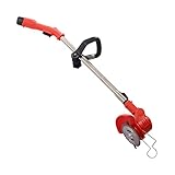 Akku Rasentrimmer 12V mit 1300mAh Lithium, 10.000 U/min Freischneider mit Verstellbarer...