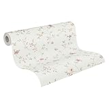 A.S. Création Maison Charme Vliestapete mit floralem Muster Blümchen 0,53 x 10,05 m –...