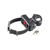 Uebler Fahrradträger mit Ratschenriemen für 1. Fahrrad, abnehmbar, Schwarz