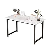 Moderner Bürotisch, Computertisch mit Bücherregal, Stehpult für Zuhause, Arbeitszimmer,...