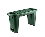 BigDean Kniebank Gartenbank mit Polsterung - Pflanzhilfe für Ihren Garten - Mit...
