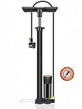 Fahrradpumpe, Luftpumpe Fahrrad Alle Ventil Mit 160psi Manometer - Bike Pump Mit...