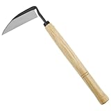 GWCYMYD Jätsichel Verbundstahl 35×12,3×3,8cm Japanischer Unkraut Sichel mit...