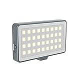 DigiPower LED-Videolicht mit 3 Beleuchtungsmodi und 3 Farbfiltern, 50 LED-Leuchten,...
