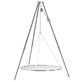 BBQ-Toro Dreibein Grill mit Ø 90 cm Grillrost | 110-175 cm | Dreibein für Schwenkgrill |...