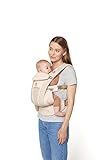 Ergobaby Omni Breeze Babytrage für Neugeborene ab Geburt bis 20kg, 4 Positionen SoftFlex...
