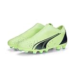 Puma Ultra Match Ll Fußballschuhe für Kinder, Jungen, Weiß, Fizzy Light/Pariser...