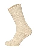 2 Paar Virgin Wool Wollsocken Socken Herren Und Damen - Extra Dicke Warme Wollsocken Mit...