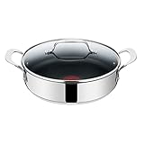 Tefal E30 Jamie Oliver Servierpfanne 25 cm Induktion 2 tlg, mit 2 Seitengriffen -SET20-...