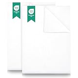 Green Mark Textilien 2er Pack Bettlaken 150 x 250 cm – Weißes, gewebtes...