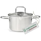 FACKELMANN Chefkoch Topf Ø16 cm München aus Edelstahl – Hochwertiger...