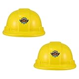2 Stücke Bauarbeiter Helm Kind Feuerwehr Hut Kinder Schutzhelm Construction Hat Bauhelm...