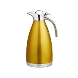 LIFKOME Thermalwasser Topf thermal water carafe Wasserkaraffe -Kaffeekanne Kaffeeserver...