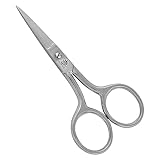 ARSUK Schnurrbart & Bartschere 10,2 cm Professioneller Nasenhaarschneider aus...