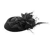 Yolev Vintage Fascinators Hut 20er 50er Blume Federkleid Kopfschmuck Fascinator...