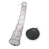 Zite Fishing Setzkescher Gummiert 3,50m | Fischnetz Setz Ansitz mit Tasche &...