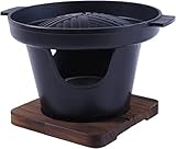 Holzkohlegrills Mini-BBQ-Grill Alkoholkocher EIN-Personen-Hausrauchfreier Grill Grill im...