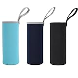 3er-Pack Schützende Glasflaschenhüllen, Neopren-Isolierte Flaschentaschen,...