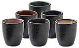 BITZ Espresso Tassen Set, Espressotassen Steingut, Schöne Espressobecher aus Keramik,...