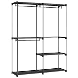 SONGMICS Kleiderschrank offen, Kleiderständer, Kleiderstange, Garderobe, 43 x...