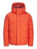 JACK & JONES Herren Jjworld Puffer Jacket Pufferjacke, Dragon Fire,L