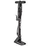 BETO Fahrradpumpe, Standpumpe, Luftpumpe, mit Universaldoppelpumpenkopf,...