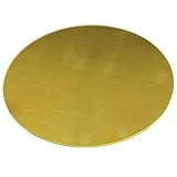 Flache Messingblechscheiben, rundes Messingblech, Durchmesser 50 mm bis 200 mm, Dicke 0,8...