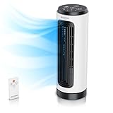 Brandson - Turmventilator mit 60° Oszillation, 31cm Leise Ventilator mit 3...