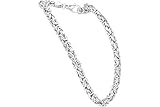FILANGO Halskette Unisex 925er Silber Königskette mit Karabinerverschluss...