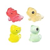 4pcs Leuchtend In Dunklen Reptilien Decors Dekore Miniatur Figur Craft Project Projekt...