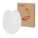 WOLTU Toilettendeckel,WC Sitz mit Absenkautomatik,klodeckel Antibakterieller WC...