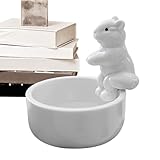 Keramik-Kerzenhalter, Keramik-Eichhörnchen-Statuenhalter, handgefertigter...