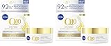 NIVEA Q10 Gesichtscreme mit LSF 15, straffende Gesichtspflege mit Q10, Bio Argan-Öl und...