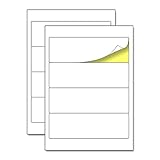 50 Blatt - Ordnerrücken Selbstklebend, Etiketten Selbstklebend Bedruckbar - A4...