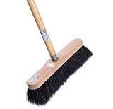 BawiTec Rosshaarbesen Zimmerbesen sehr weich Breite 30cm Buchenholz lackiert mit...