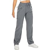 yeyity Wanderhose Damen Leichter Quick Dry Outdoorhose Atmungsaktiv Cargohose UV-Schutz...